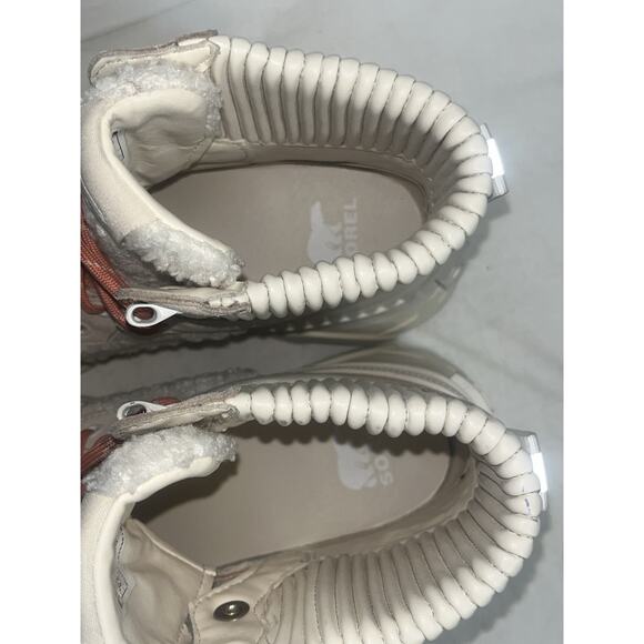 SOREL Brex™ Boot Women's Cozy Lace Waterproof Nova Sand Sea Salt Size 8.5 - Picture 7 of 8